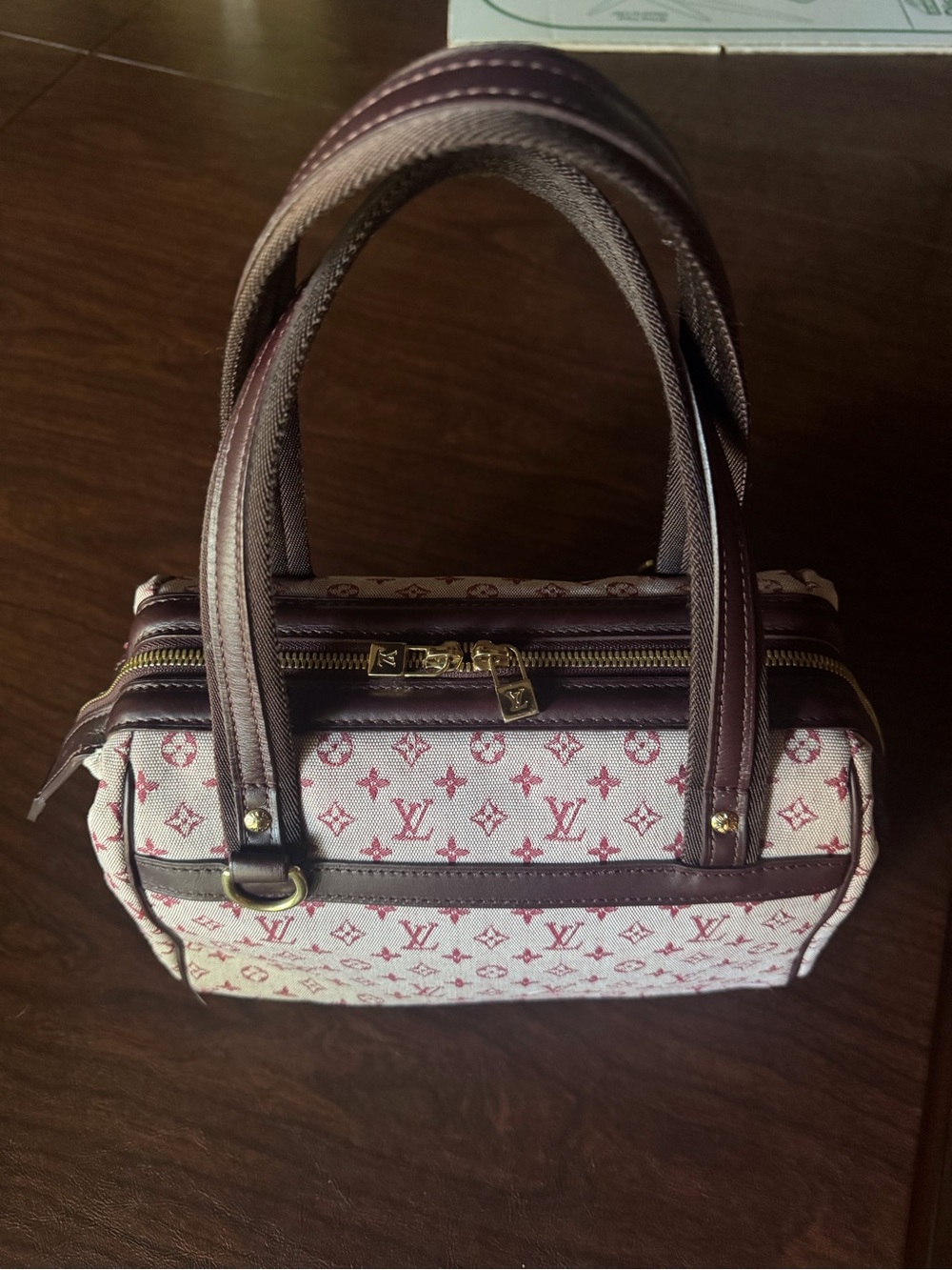 Louis Vuitton Monogram Mini Lin Josephine PM in Cherry - Picture 7 of 8